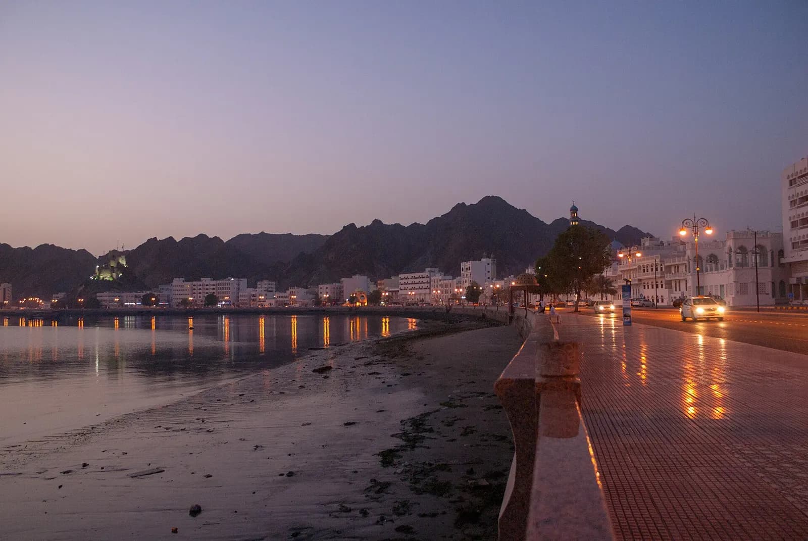The Mutrah Corniche in Muscat